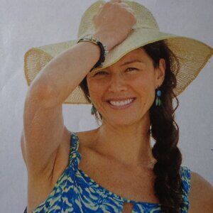 Sundance Distant Horizon Paper Straw Hat by Pistil White O/S Floppy